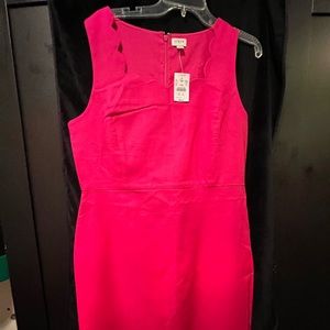 J. Crew pink sleeveless dress size 14
